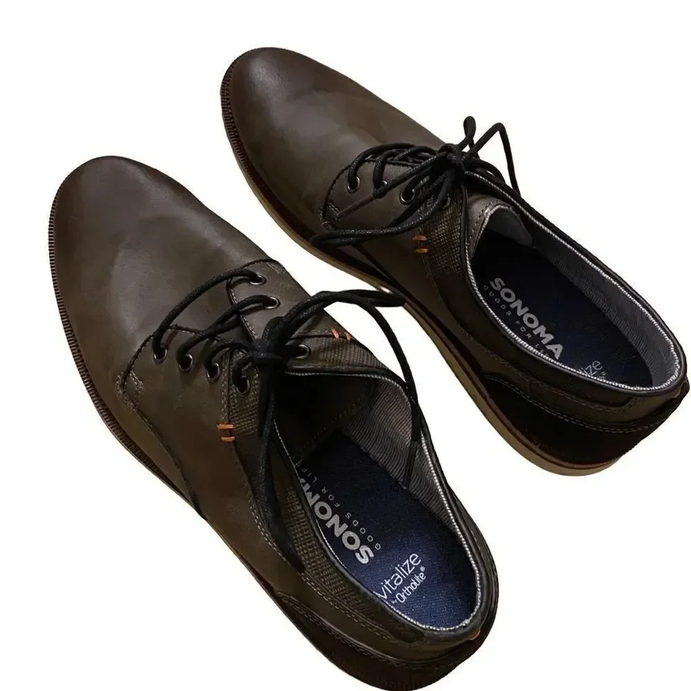 Sonoma Lace Oxford Brown Vitalize by Ortholite Sole 10.5